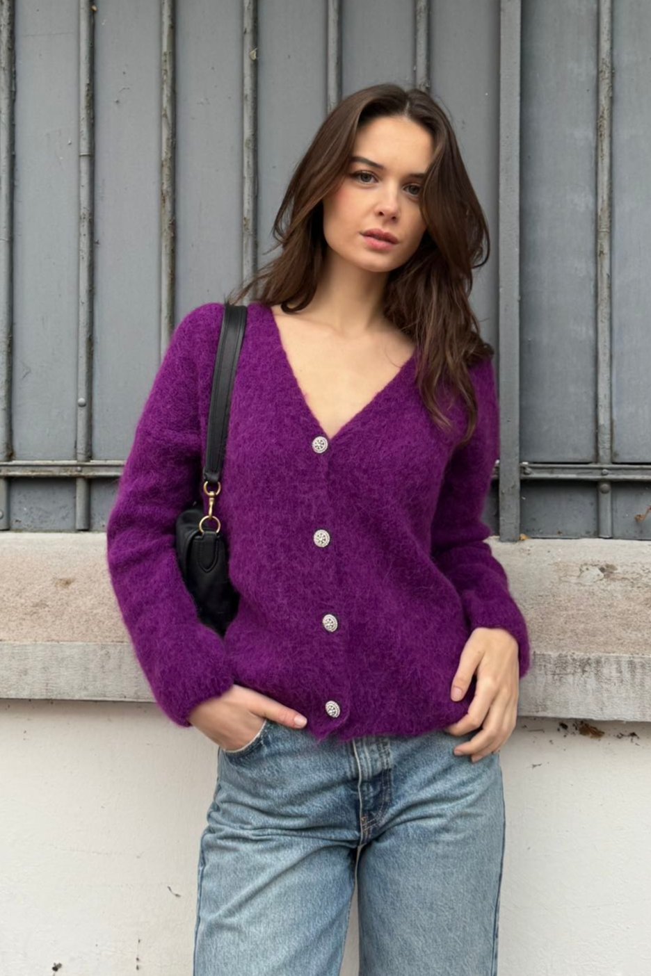 GILET ADELIA VIOLET