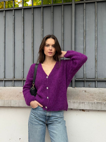 GILET ADELIA VIOLET