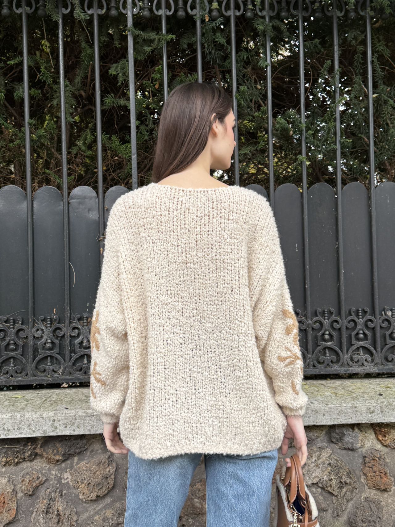 PULL IRIS BEIGE - ALPAGA